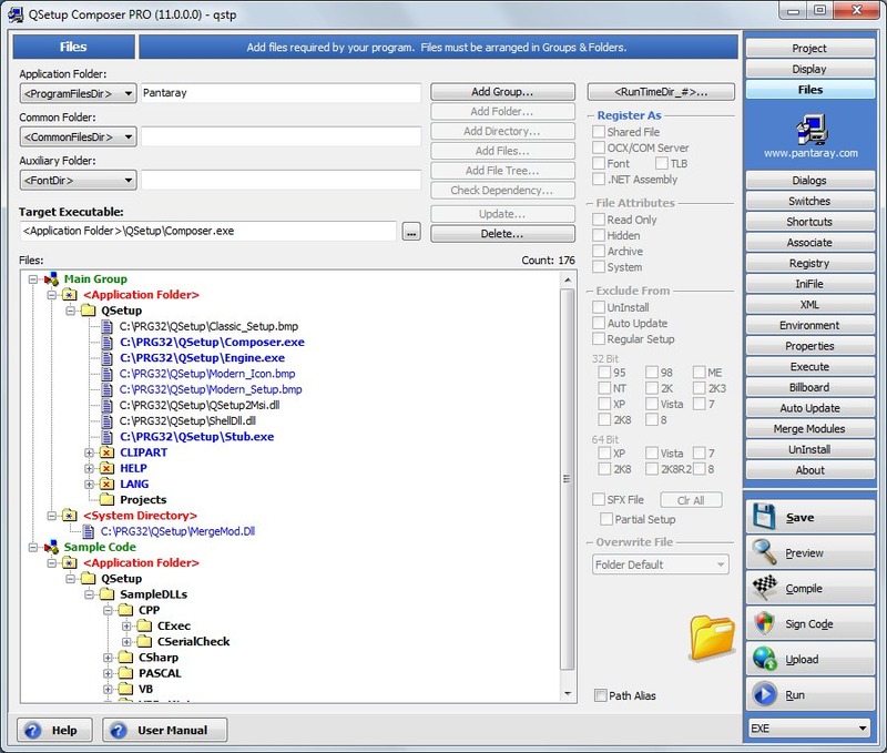 QSetup Installation Suite Screenshot